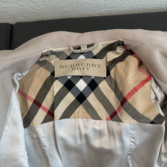 Burberry Taupe Belted Trench Coat - Picture 8 of 11